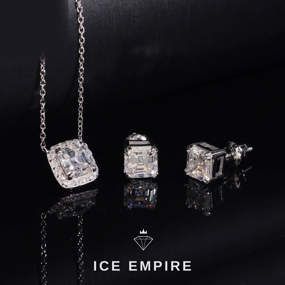 Iced Out Rose Gold Plated Moissanite Cuban Chain