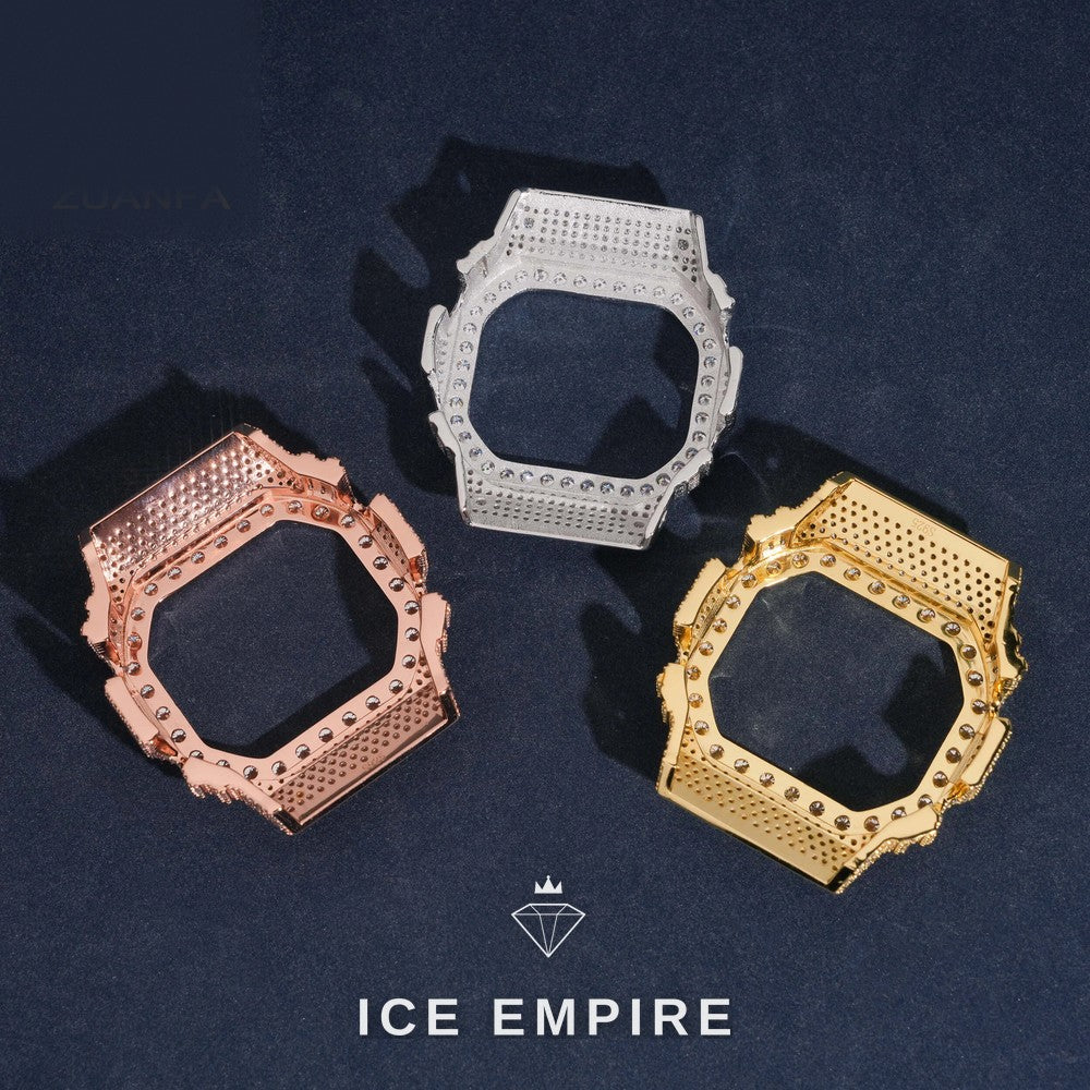 Iced Out 925 Silver Moissanite Watch