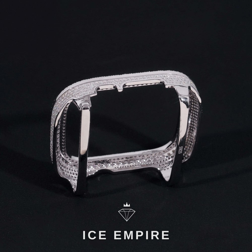 Iced Out 925 Silver Moissanite Watch