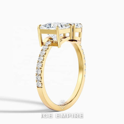 Iced Out Gold Plated Lab Grown Diamond Pendant