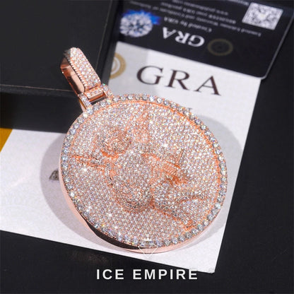 Iced Out Gold Plated Pendant