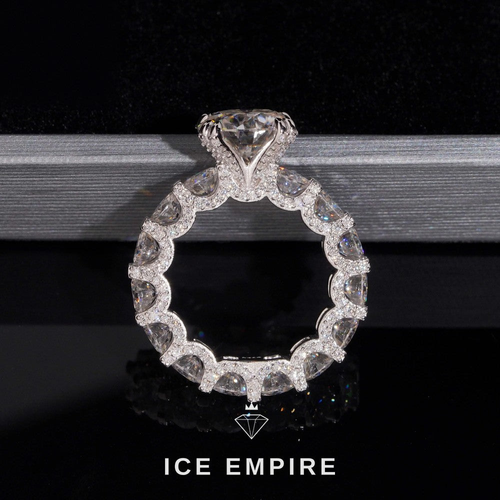 Iced Out 925 Silver Moissanite Watch