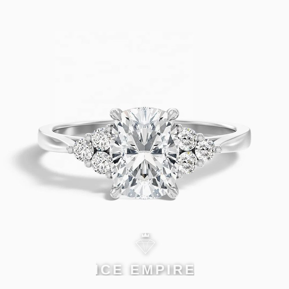 Iced Out Gold Plated Lab Grown Diamond Ring