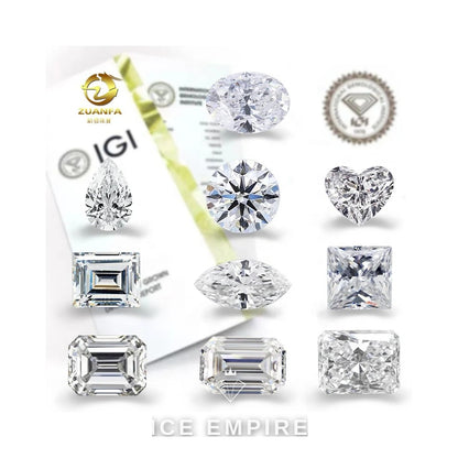 Iced Out 925 Silver Lab Grown Diamond Pendant