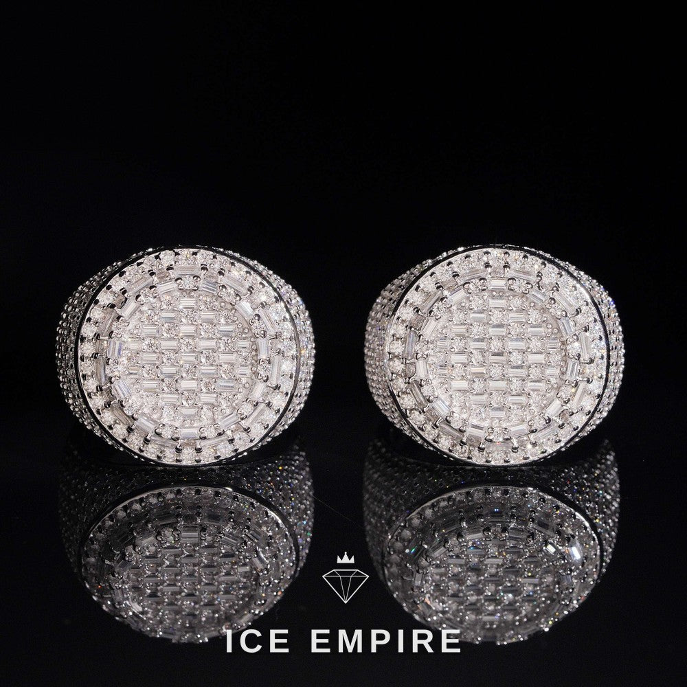 Iced Out 925 Silver Moissanite Ring