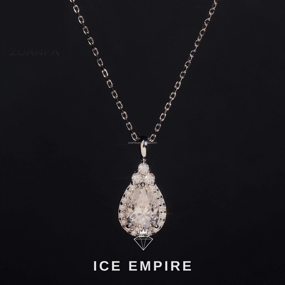Iced Out 925 Silver Pendant
