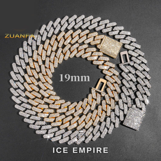 Iced Out Rose Gold Plated Cuban Chain