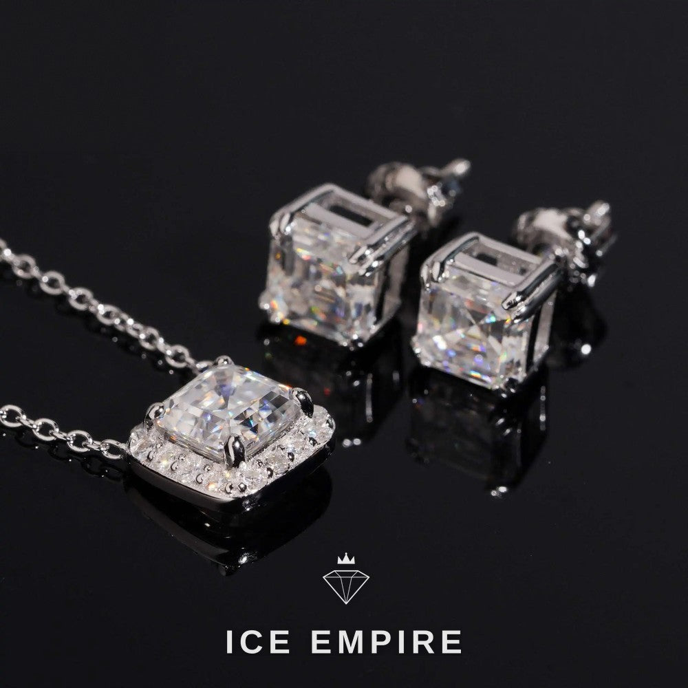 Iced Out Rose Gold Plated Moissanite Cuban Chain