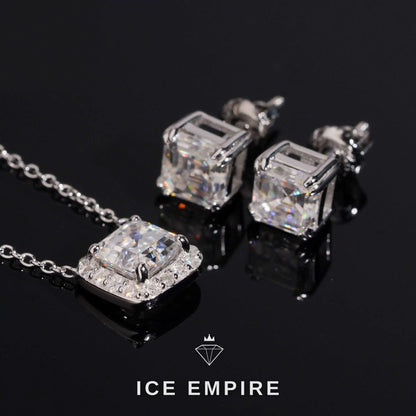 Iced Out Rose Gold Plated Moissanite Cuban Chain