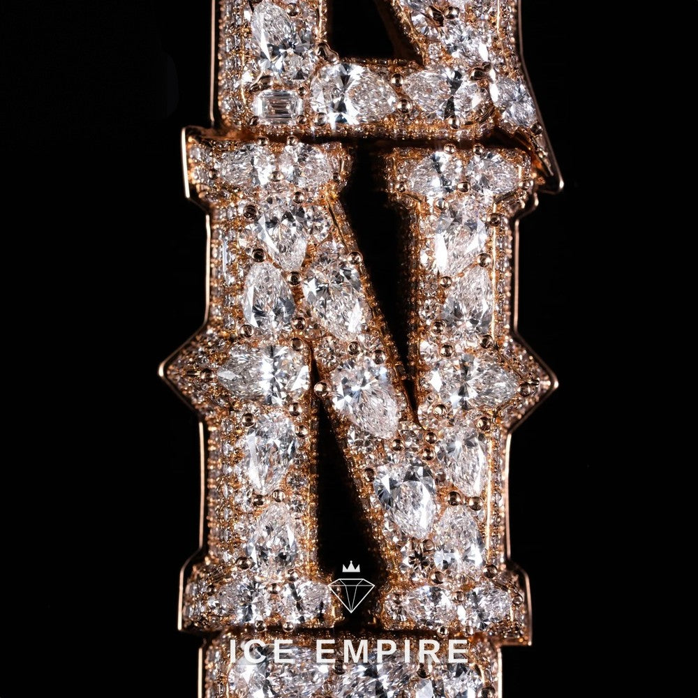 Iced Out 925 Silver Moissanite Pendant