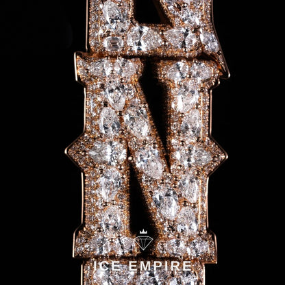 Iced Out 925 Silver Moissanite Pendant