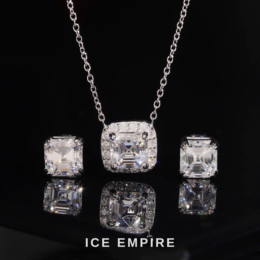 Iced Out Rose Gold Plated Moissanite Cuban Chain