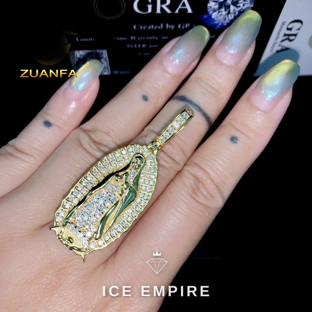 Iced Out Gold Plated Pendant
