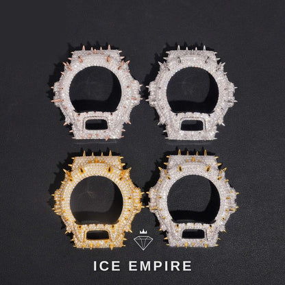Iced Out Gold Plated Moissanite Watch