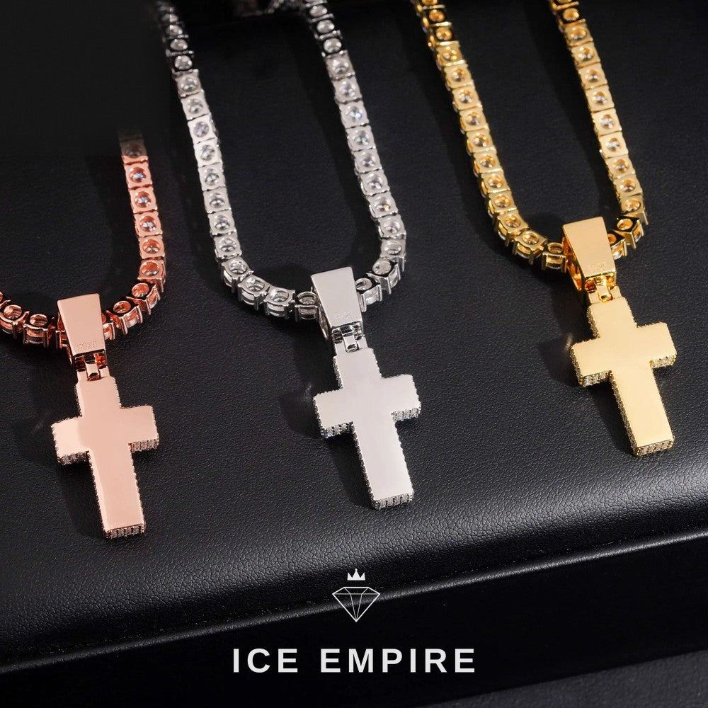 Iced Out 925 Silver Moissanite Pendant