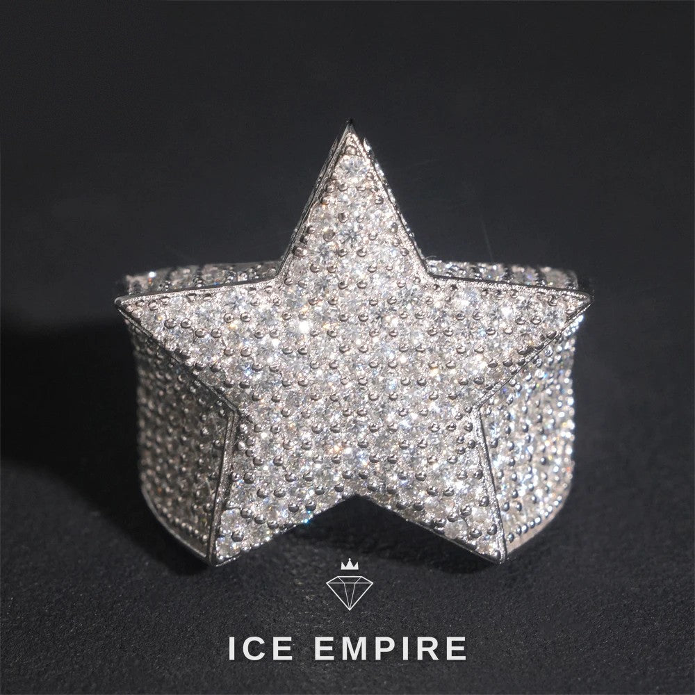 Iced Out 925 Silver Moissanite Cuban Chain