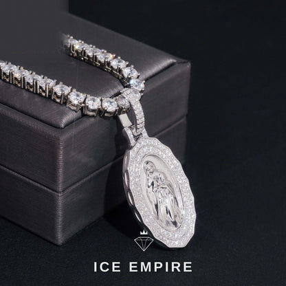 Iced Out Rose Gold Plated Pendant
