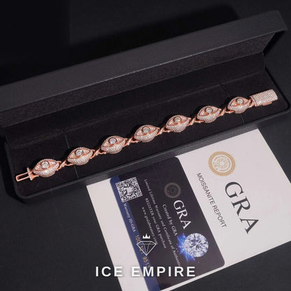 Iced Out Gold Plated Moissanite Cuban Chain