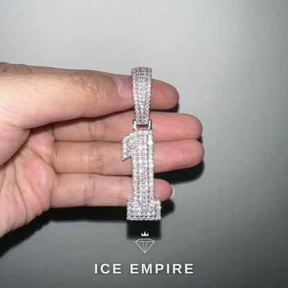 Iced Out Baguette Rose Gold Plated Cuban Chain