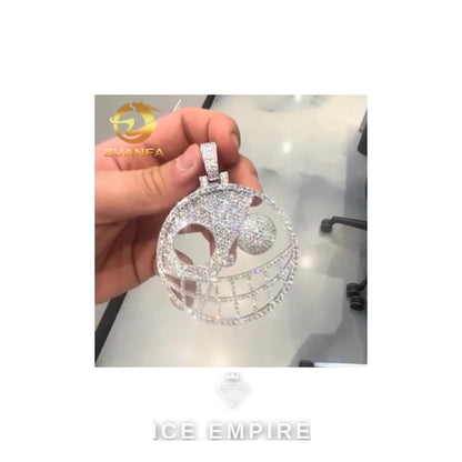 Iced Out Baguette Rose Gold Plated Cuban Chain