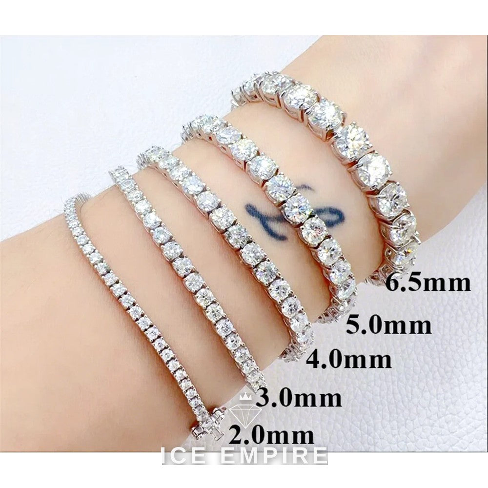 Iced Out Gold Plated Moissanite Cuban Chain