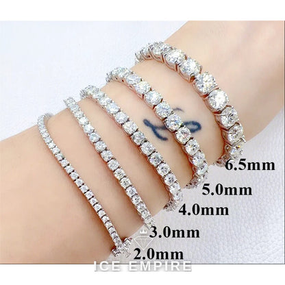 Iced Out Gold Plated Moissanite Cuban Chain