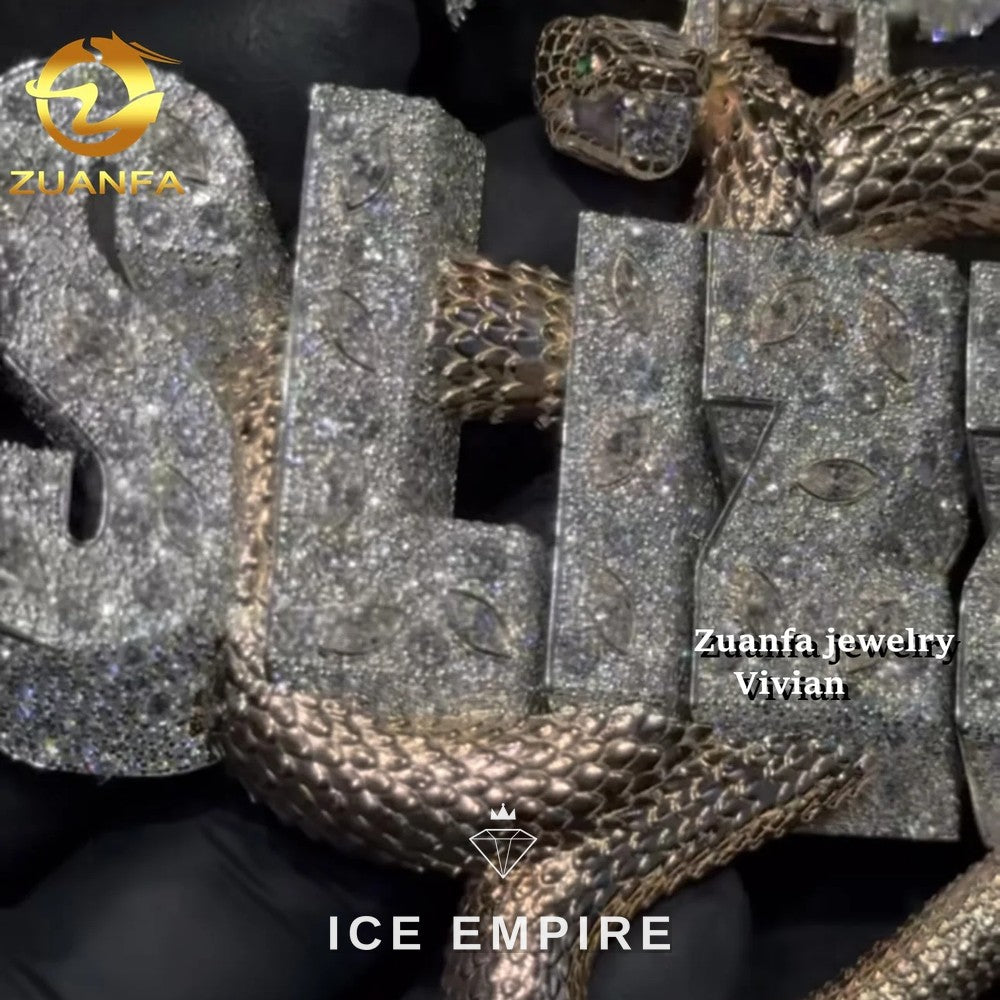Iced Out 925 Silver Pendant