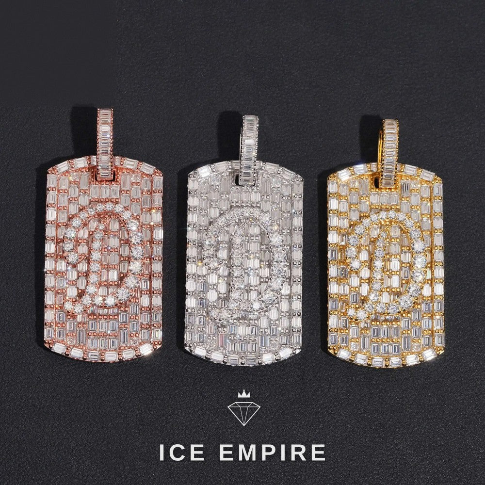 Iced Out Gold Plated Moissanite Pendant