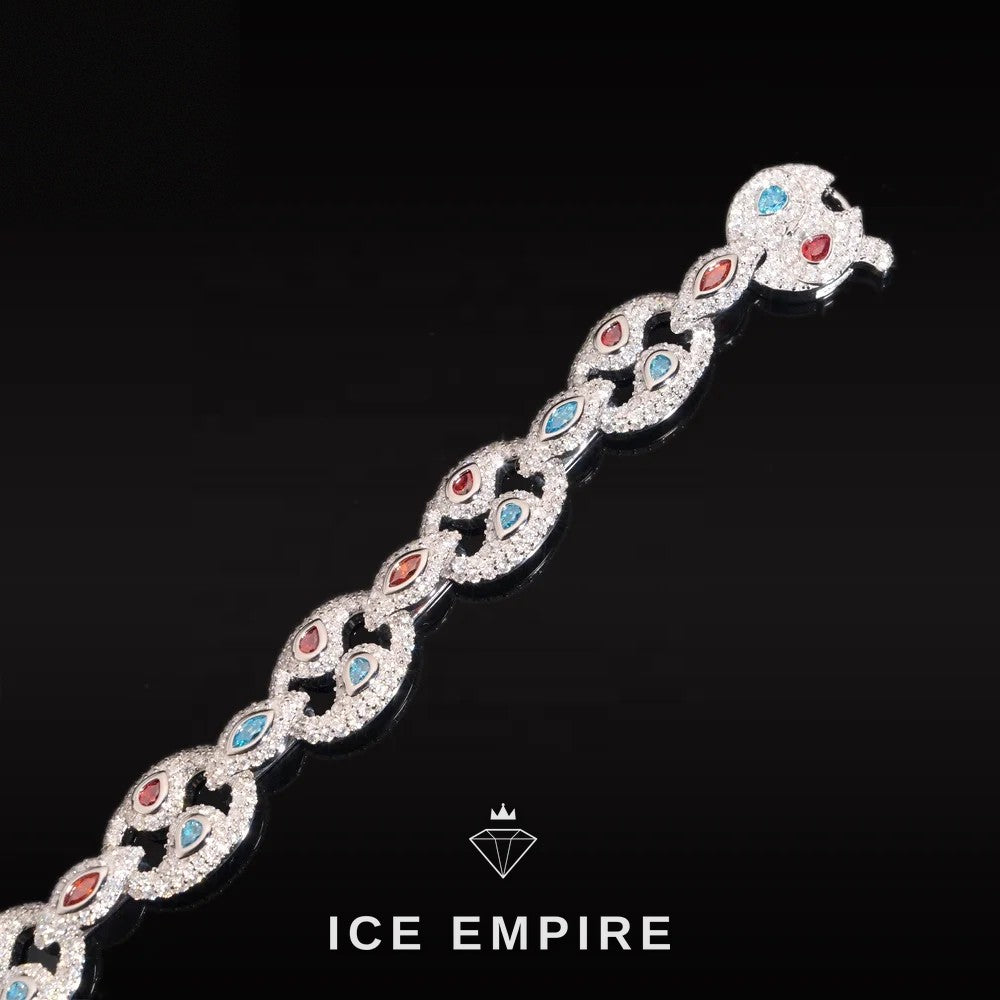 Iced Out Rose Gold Plated Moissanite Cuban Chain