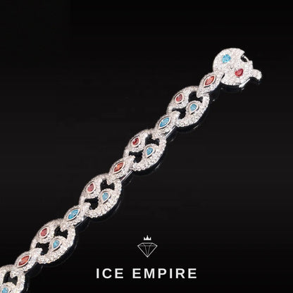 Iced Out Rose Gold Plated Moissanite Cuban Chain
