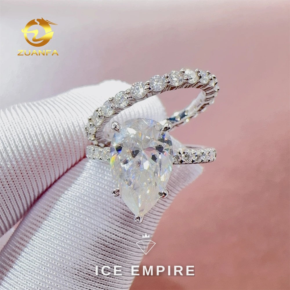 Iced Out 14K Gold Lab Grown Diamond Pendant