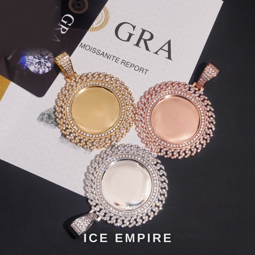 Iced Out Gold Plated Pendant