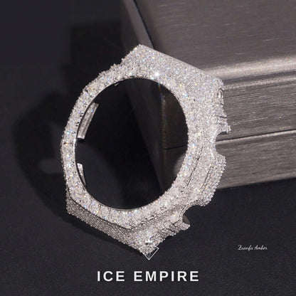 Iced Out Gold Plated Lab Grown Diamond Watch