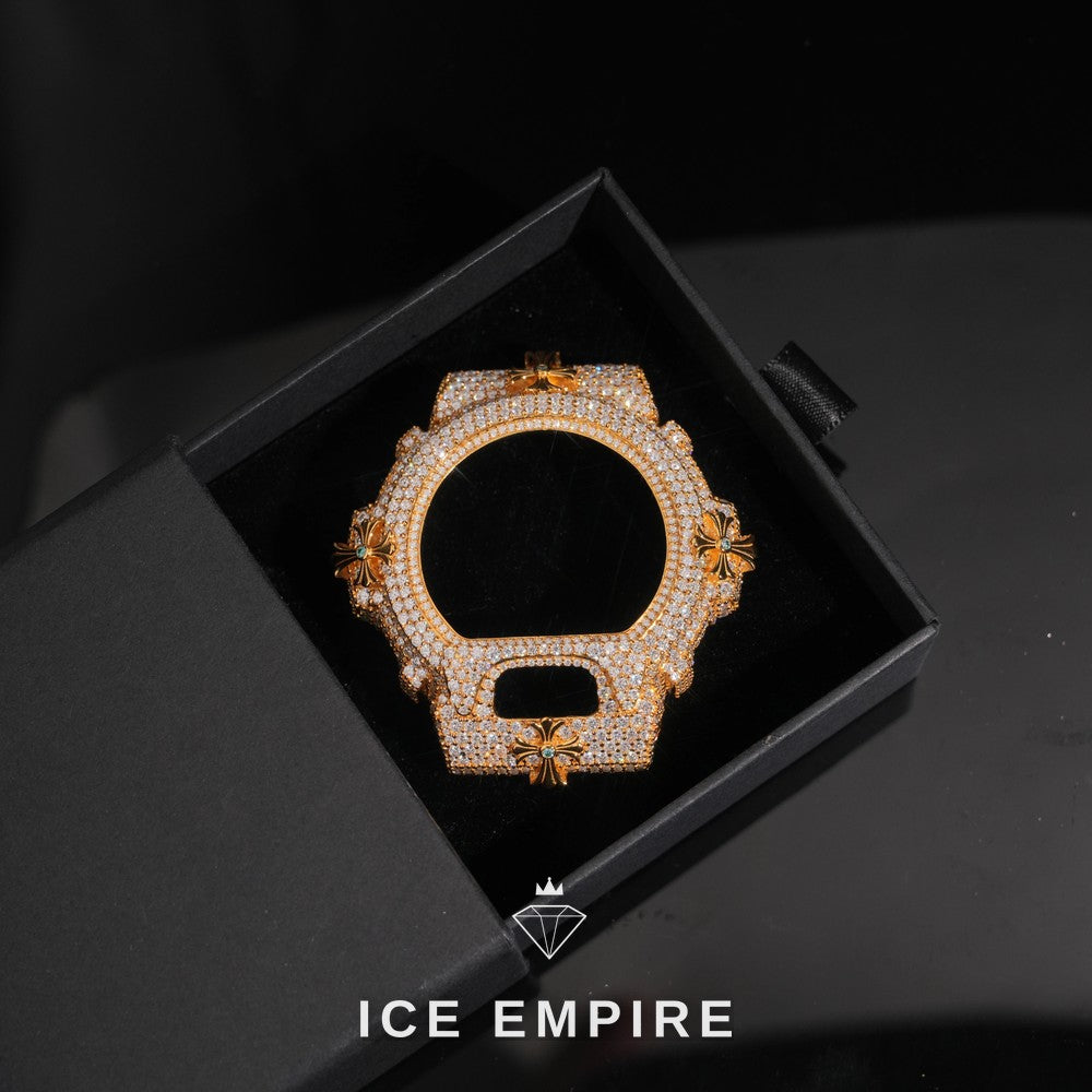 Iced Out 925 Silver Moissanite Watch