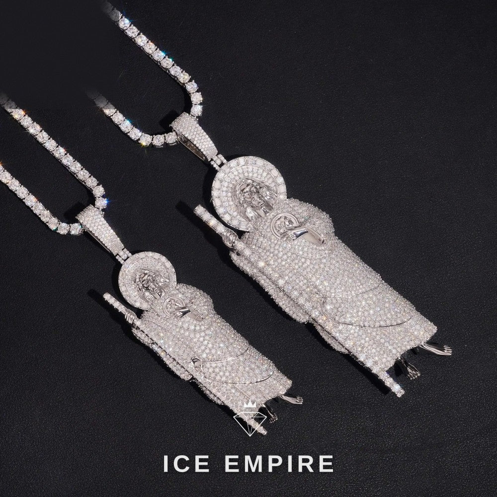 Iced Out Gold Plated Moissanite Pendant
