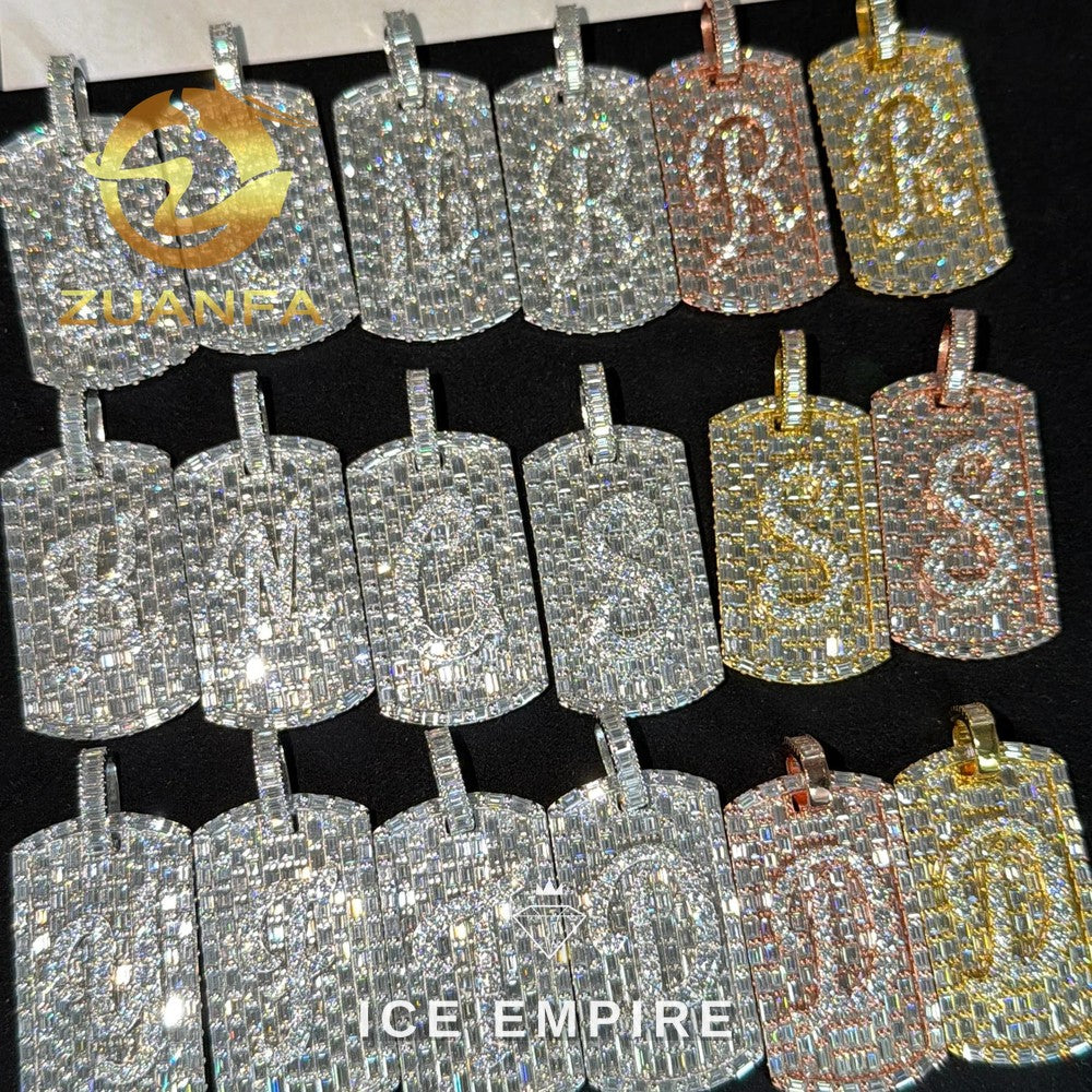 Iced Out Rose Gold Plated Moissanite Cuban Chain