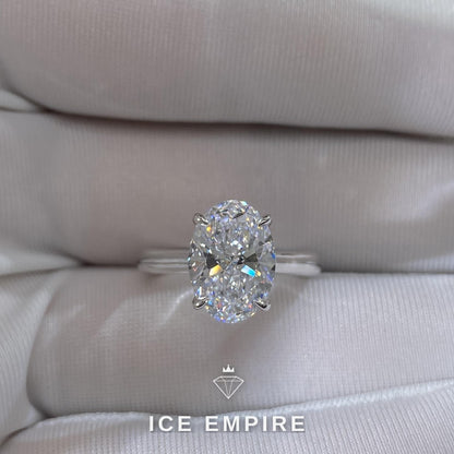 Iced Out Gold Plated Lab Grown Diamond Ring