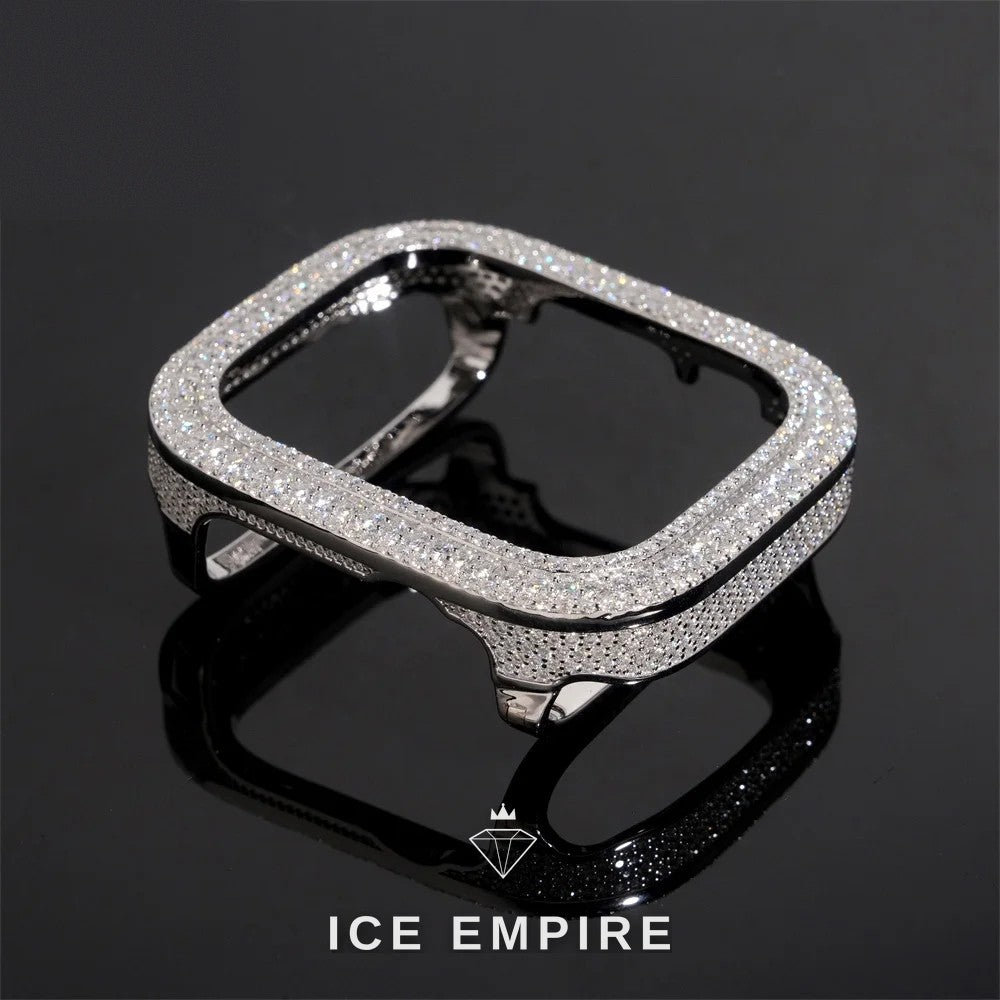 Iced Out 925 Silver Watch