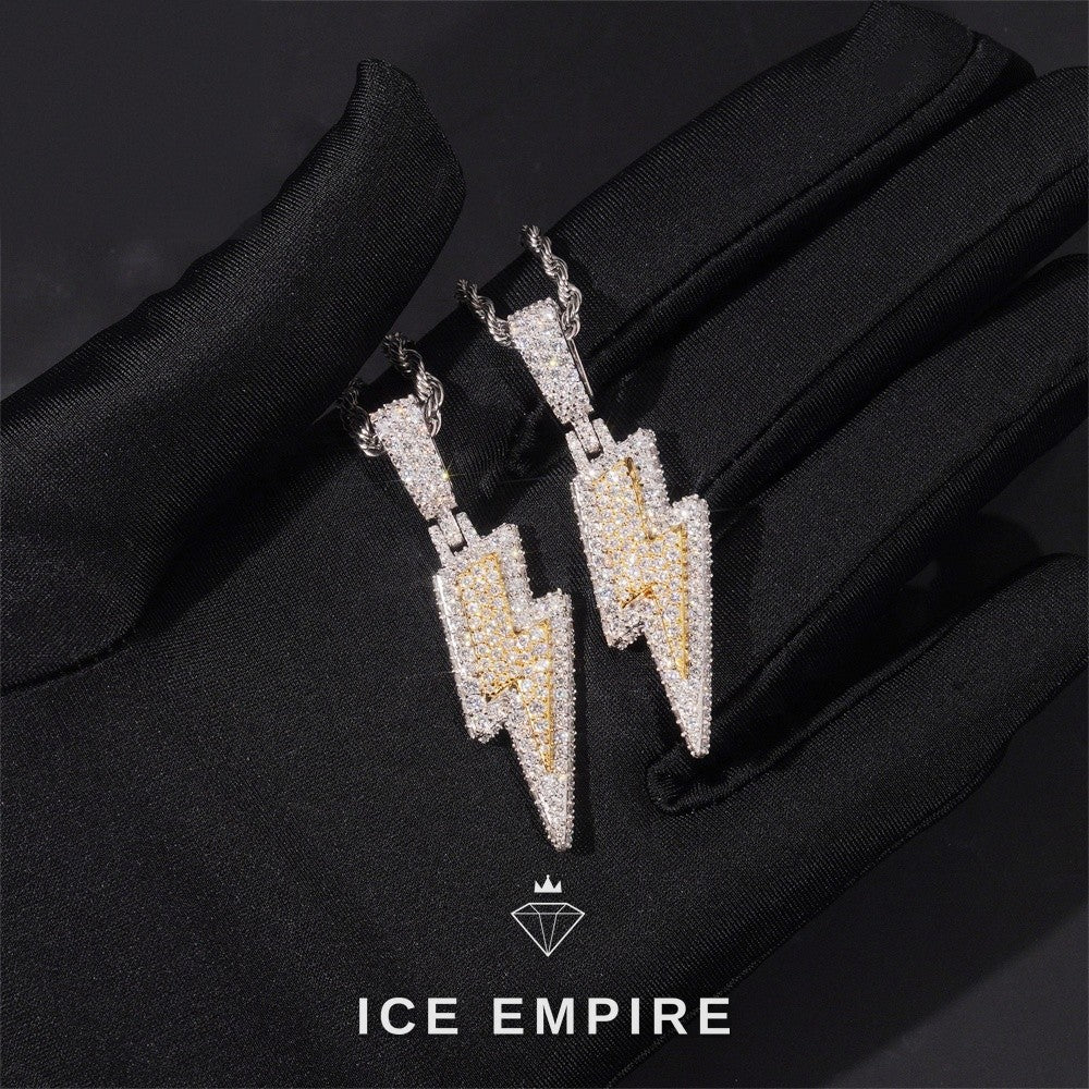 Iced Out 925 Silver Moissanite Pendant