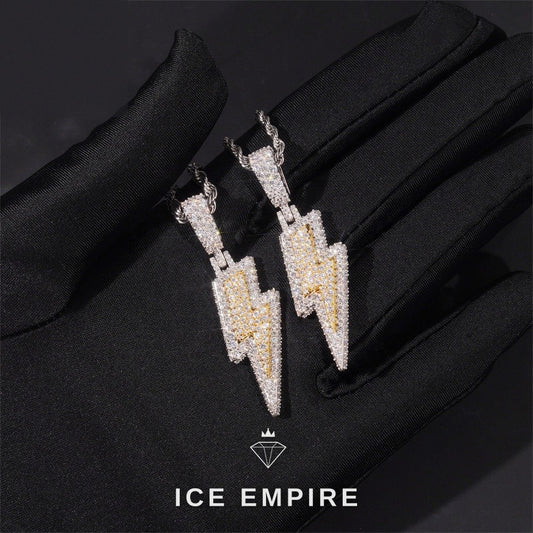 Iced Out 925 Silver Moissanite Pendant
