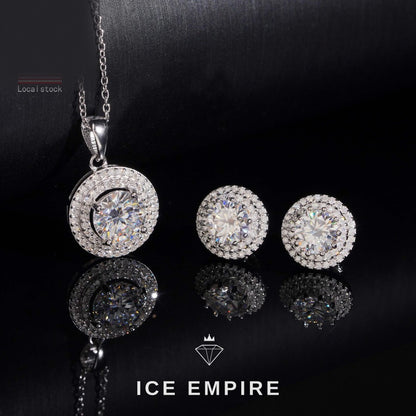 Iced Out 925 Silver Moissanite Cuban Chain
