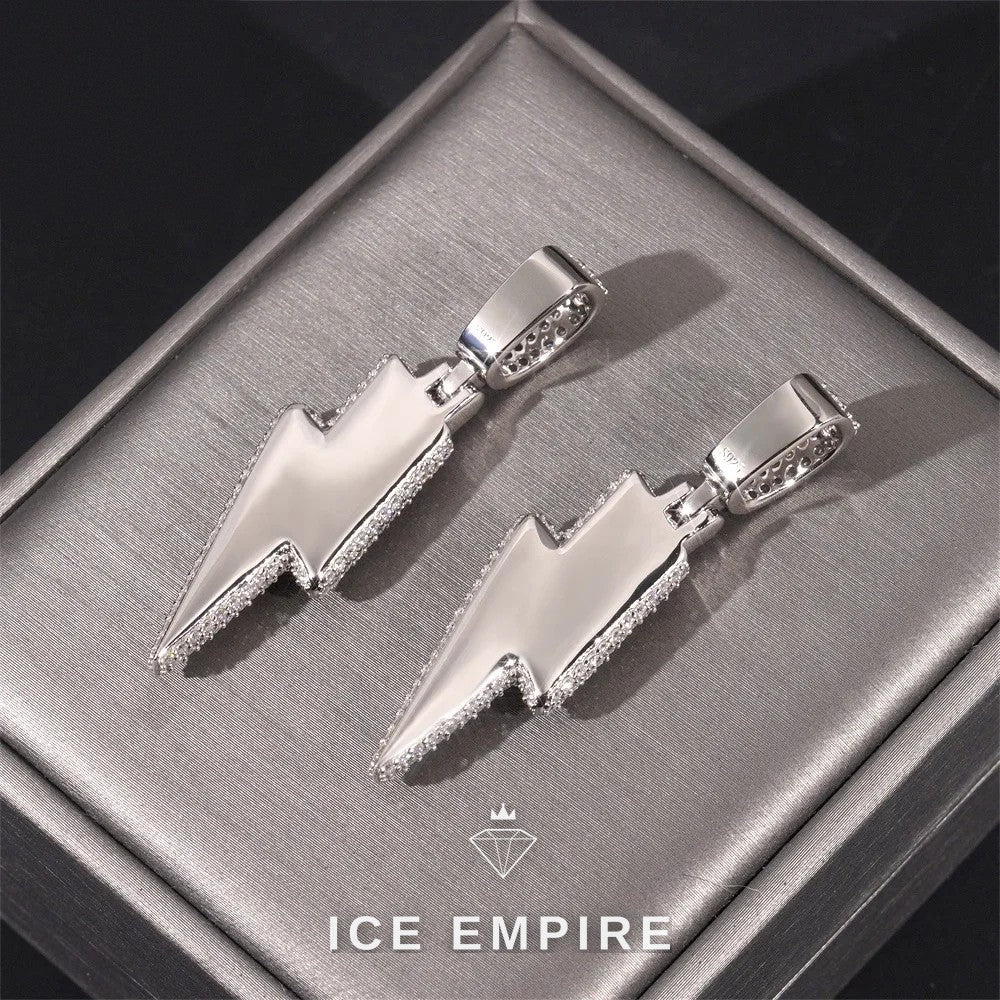 Iced Out 925 Silver Moissanite Pendant