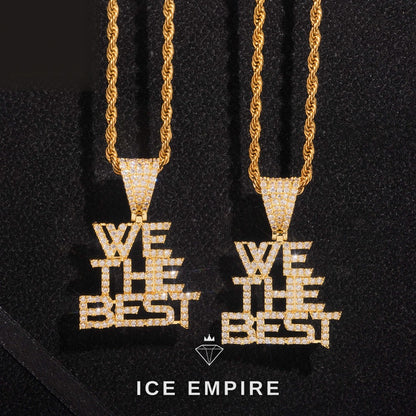 Iced Out Gold Plated Pendant
