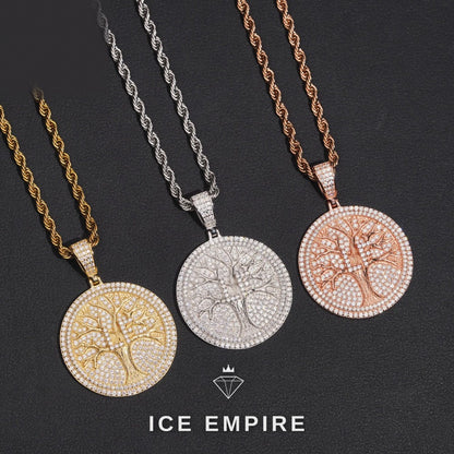 Iced Out Gold Plated Moissanite Pendant