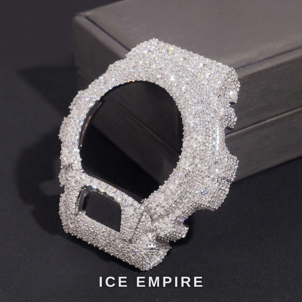 Iced Out Gold Plated Moissanite Watch
