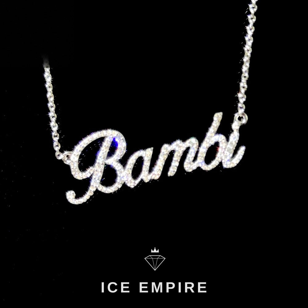 Iced Out Rose Gold Plated Moissanite Pendant