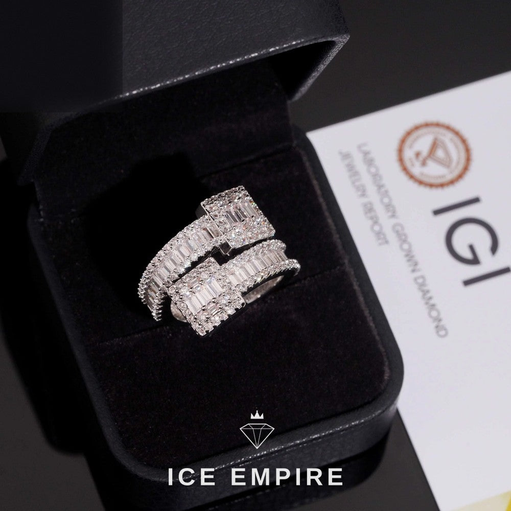 Iced Out 925 Silver Lab Grown Diamond Pendant