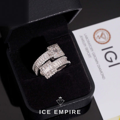 Iced Out 925 Silver Lab Grown Diamond Pendant