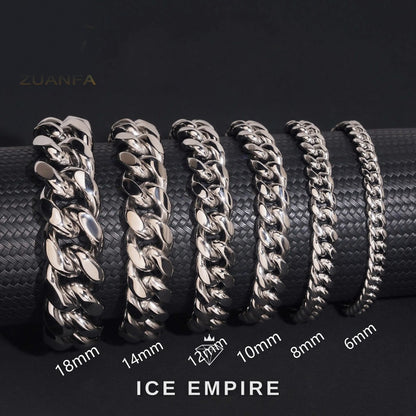 Iced Out Gold Plated Moissanite Cuban Chain