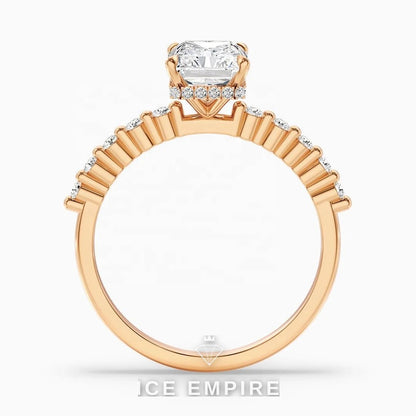 Iced Out Gold Plated Lab Grown Diamond Ring